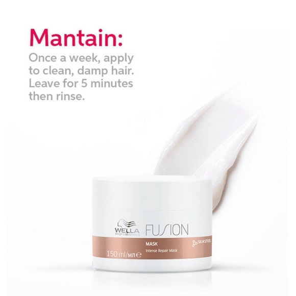 Wella - NWT Bundle of Deluxe Samples of Fusion Plex Shampoo & Hair Mask - Picture 3 of 3